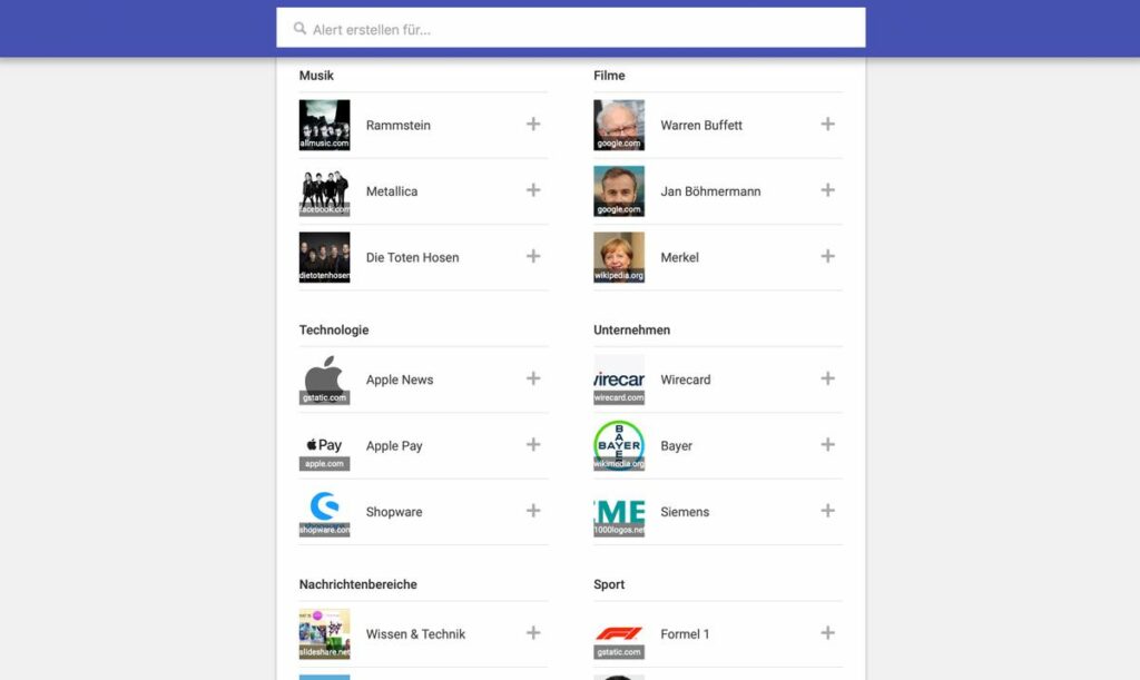 Firmen mit Google Alerts auf dich aufmerksam machen