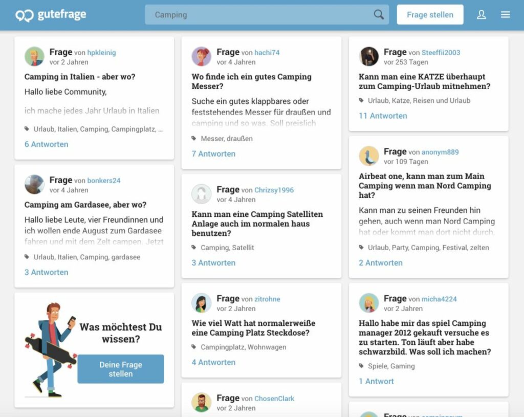 Content Marketing Ideen über Foren finden