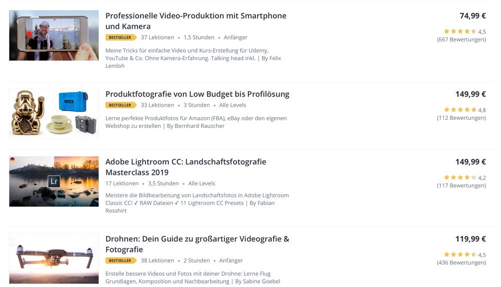 Vielversprechende Blog Themen finden über Kurse