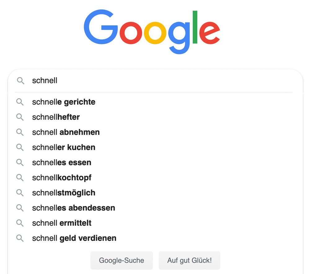 Erfolgreiche Blog Themen finden mit Google Suggest