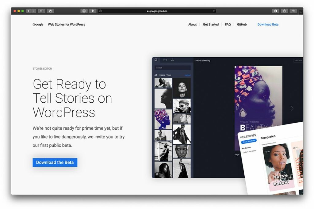 Das Google Web Stories Plugin für WordPress