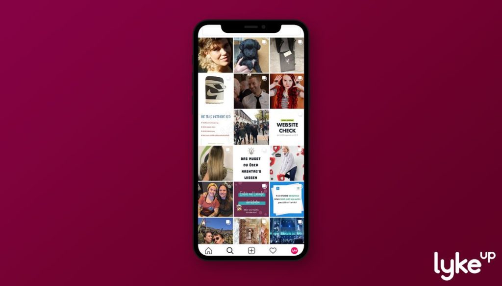 Auf der Instagram Explore Page anderen Instagramern vorgeschlagen werden.
