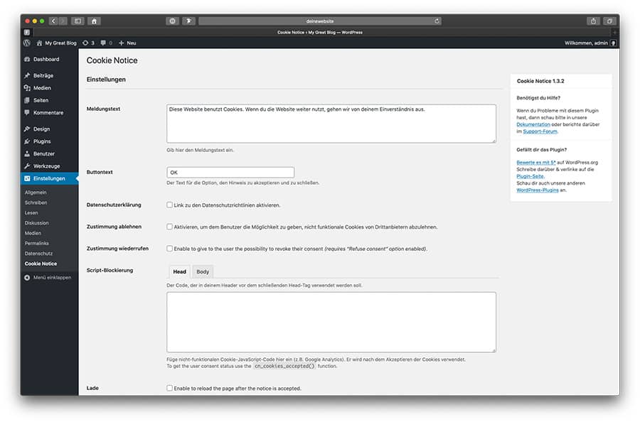 Eines der besten kostenlosen Plugins zur Abfrage von Cookies