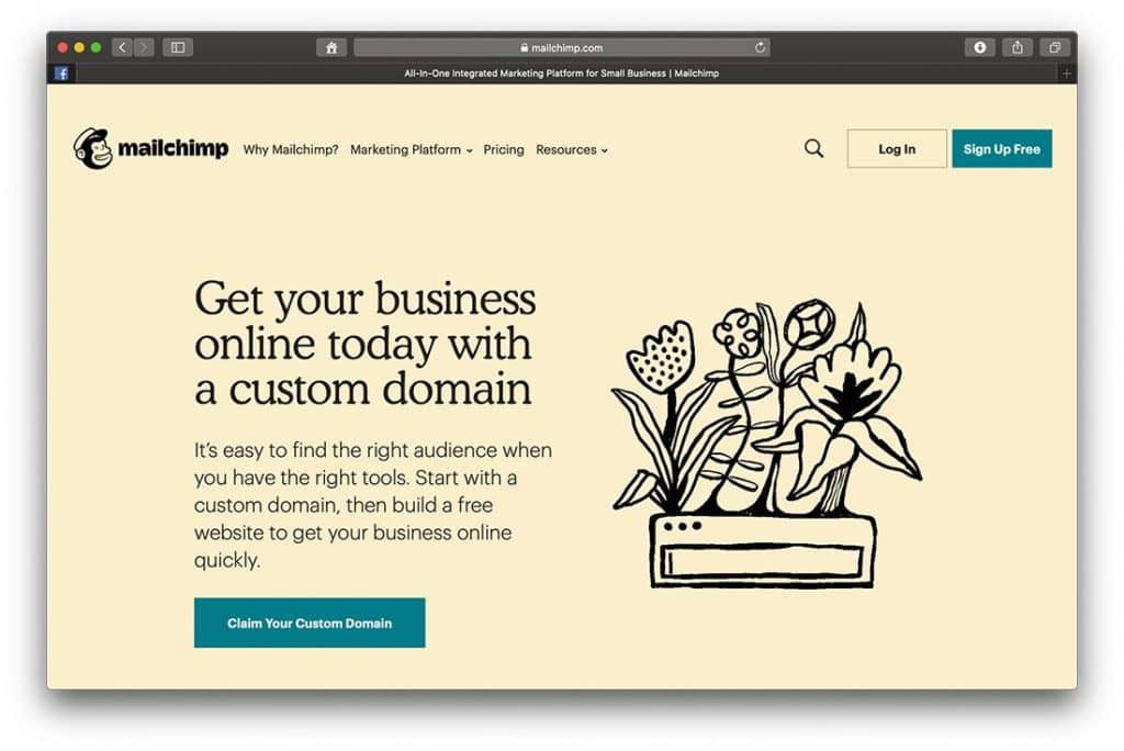 Mit Mailchimp kannst du ganz einfach eine eigene E-Mail-Liste aufbauen.