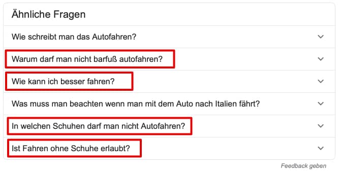 Potenzielle Fragen für deinen Blogpost entdecken
