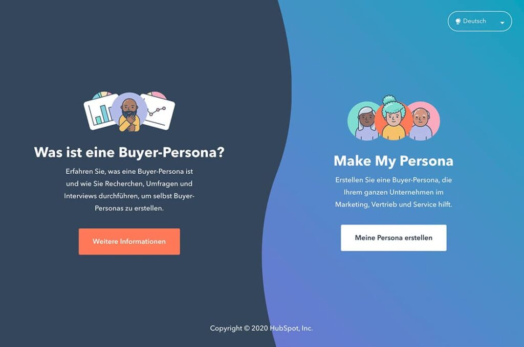 Zielgruppe beim Blog schreiben über den Hubspot Generator definieren