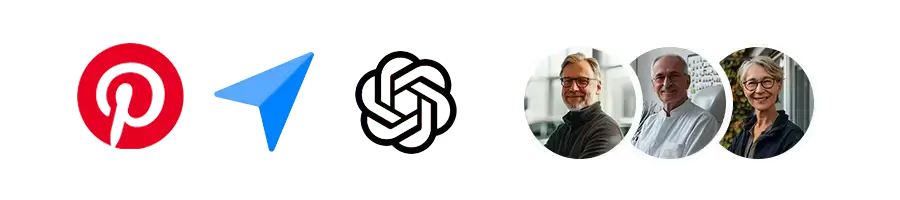 Icons für eine Pinterest Agentur