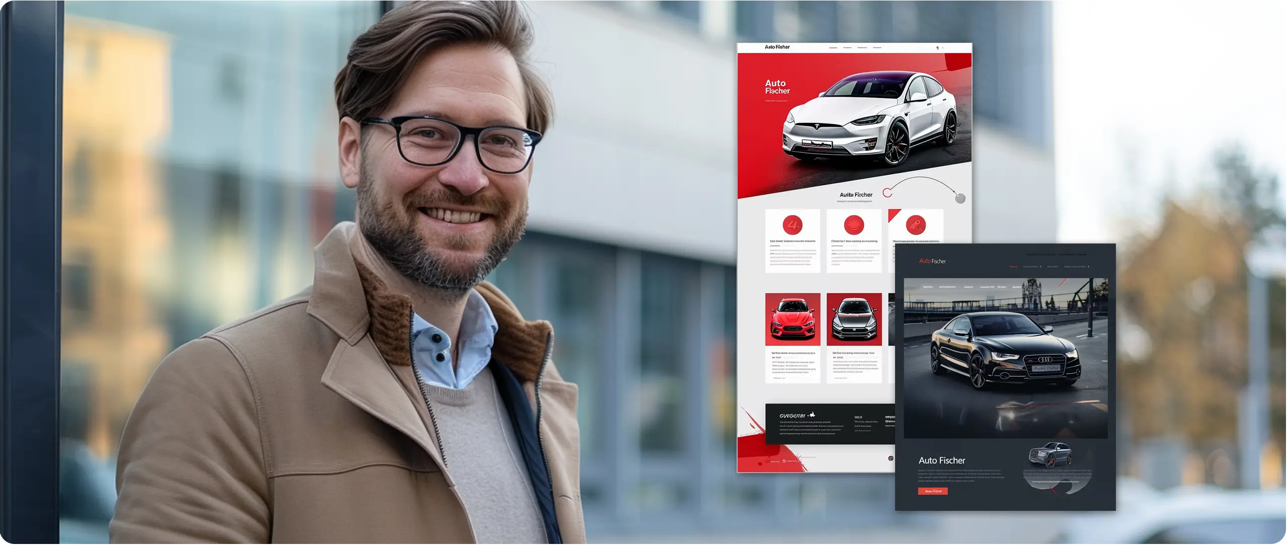 Ein zufriedener Kunde einer E-Mail-Marketing-Agentur