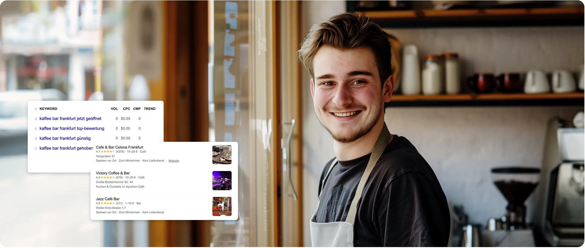 Foto eines Kunden einer Agentur für Suchmaschinenmarketing