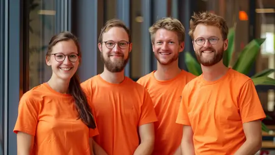 Marketing Team bei einem SEO Treffen