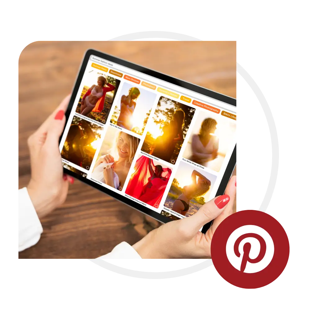 Beispiele einer Agentur für Pinterest Werbeanzeigen