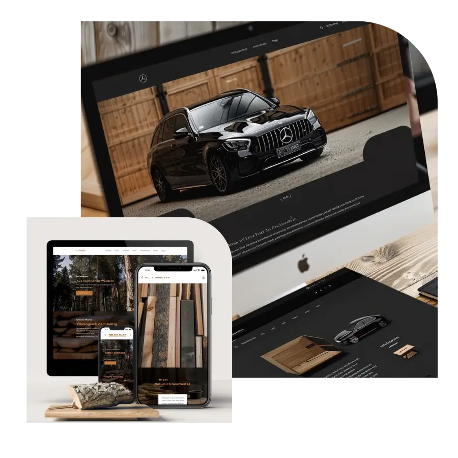 Landingpage Design Beispiele