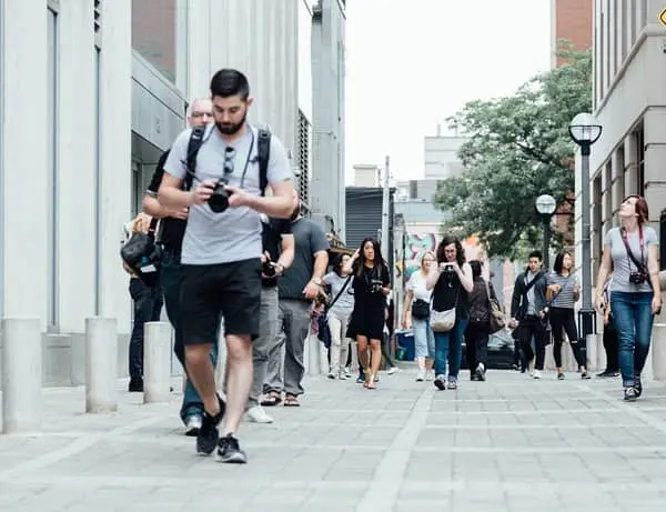 Aufnahme aus dem Stadtkern von Essen